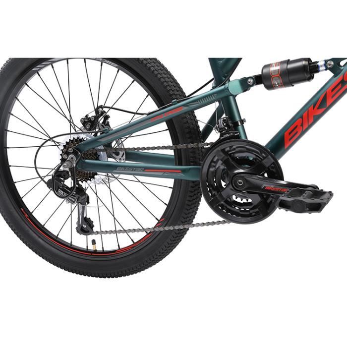 Vélo Enfant BIKESTAR 18 Pouces - Cadre Aluminium, Freins V, Pour Garçons/Filles Dès 5 Ans