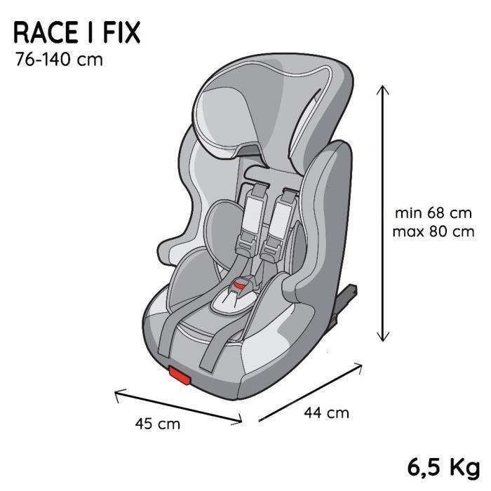 Siège auto bébé rose Racer groupe 1/2/3 DISNEY : le réhausseur à Prix  Carrefour