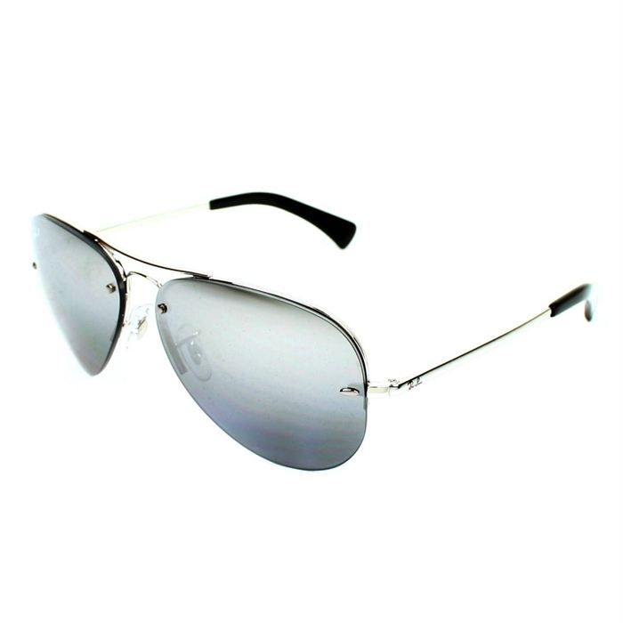 Lunettes de soleil Ray Ban RB3449 Argent Achat Vente lunettes de soleil Homme Adulte Cdiscount