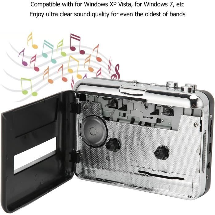 Lecteur cassette Walkman avec haut-parleur externe - Convertisseur