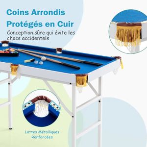 Ensemble De Billard John West - Boules + Triangle + 2 Queues De Qualite Jw 2