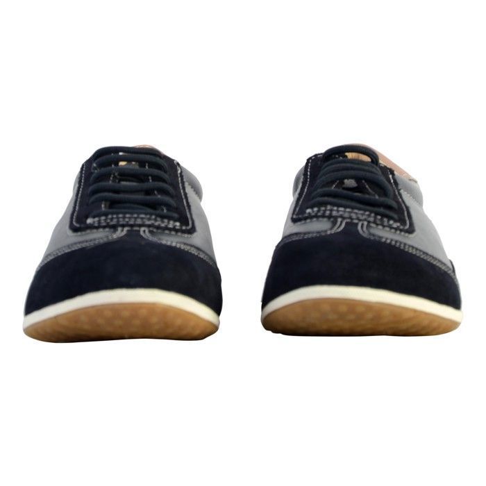 Basket Cuir Geox Vega Bleu/Marine Bleu/marine Cdiscount Chaussures