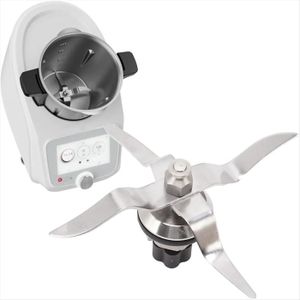 Lame De Mixeur Compatible Monsieur Cuisine Plus (Silvercrest) - 12 Dents - Acier Inoxydable - Modèle SKMK1200A1/B2 - 10