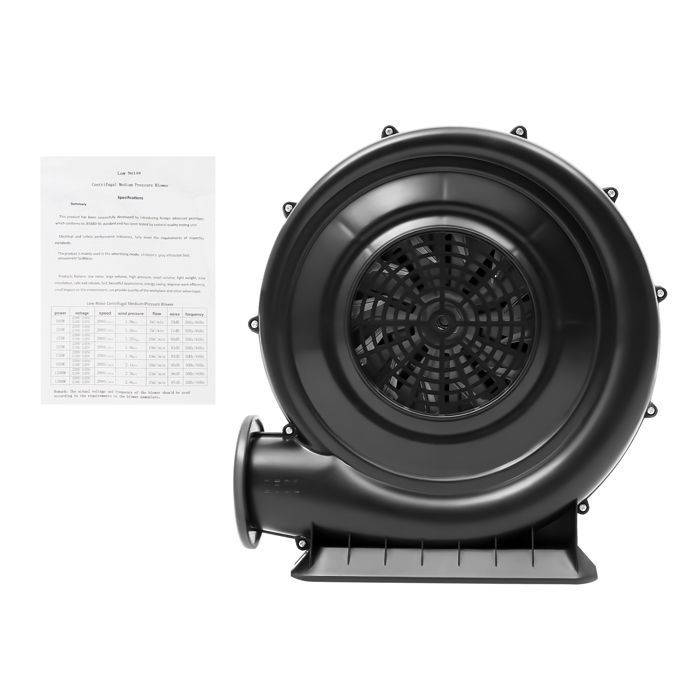 Souffleur à Air Haute Pression QRANSEUYXY 250W 420m³/h - Ventilateur Radial Puissant Et Silencieux Pour Gonflage Rapide