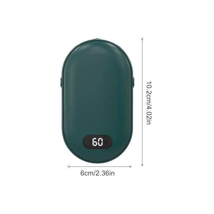 Lot De 2 Chauffe-Mains Rechargeables 7000 MAh Magnétiques 2 En 1 - Portable Pour Hiver Et Lot De 2 Chauffe-Mains Rechargeables 7000 MAh Magnétiques 2 En 1 - Portable Pour Hiver Et