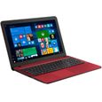 ASUS PC Portable X541UJ-GO229T rouge 15.6" - 8Go de RAM - Windows 10 - Intel Core i3 - NVIDIA GeForce 920M - Disque Dur 1To-0