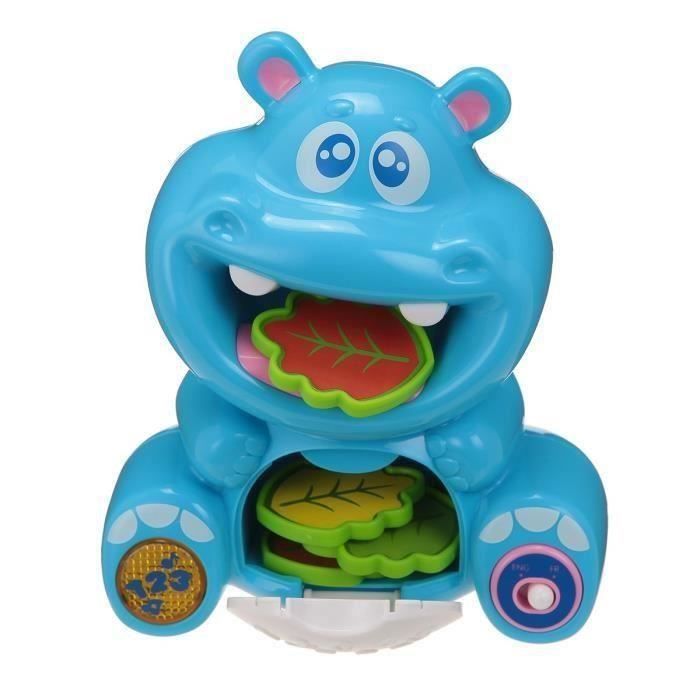 Jeu déveil éducatif - Pédagogique - Happy Kid - Hippopotame qui compte bilingue - Mixte - A partir de 12 mois