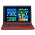 ASUS PC Portable X541UJ-GO229T rouge 15.6" - 8Go de RAM - Windows 10 - Intel Core i3 - NVIDIA GeForce 920M - Disque Dur 1To-1