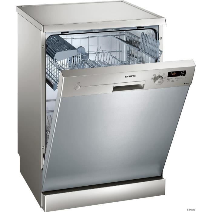 SIEMENS SN215I02AE - Lave-vaisselle pose libre - 12 couverts - A+ - Inox - Moteur induction
