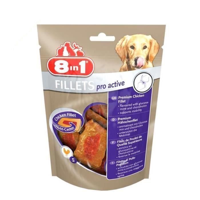 8in1 Filets Pro Active S Friandises pour chien 2 x 80g