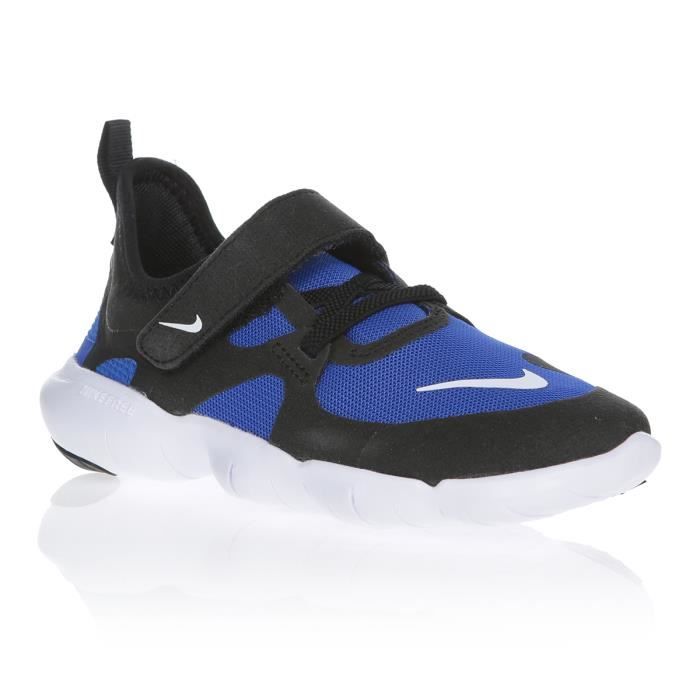 NIKE Baskets Free RN 5.0 - Enfant - Bleu et Noir