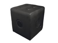 Pouf Haut-parleur - Caliber HPG522BT - Bluetooth Caisson de basse 15W 400 x 400 x 420 mm Noir