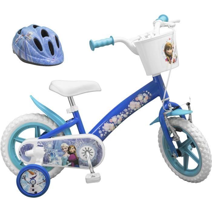 Pik&Roll - Vélo pour enfant + casque -La Reine des Neiges- - 12- - Bleu