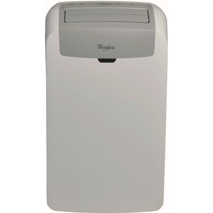 WHIRLPOOL PACW12CO - Climatiseur électrique mobile - 3500 watts - 12000 Btu - Classe A - 6ème sens
