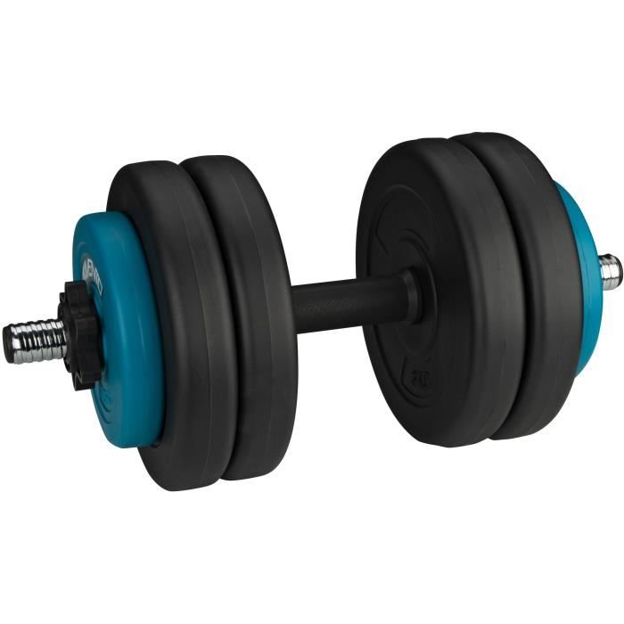 AVENTO HALTERE 15KG A DISQUES SYNTHETIQUES