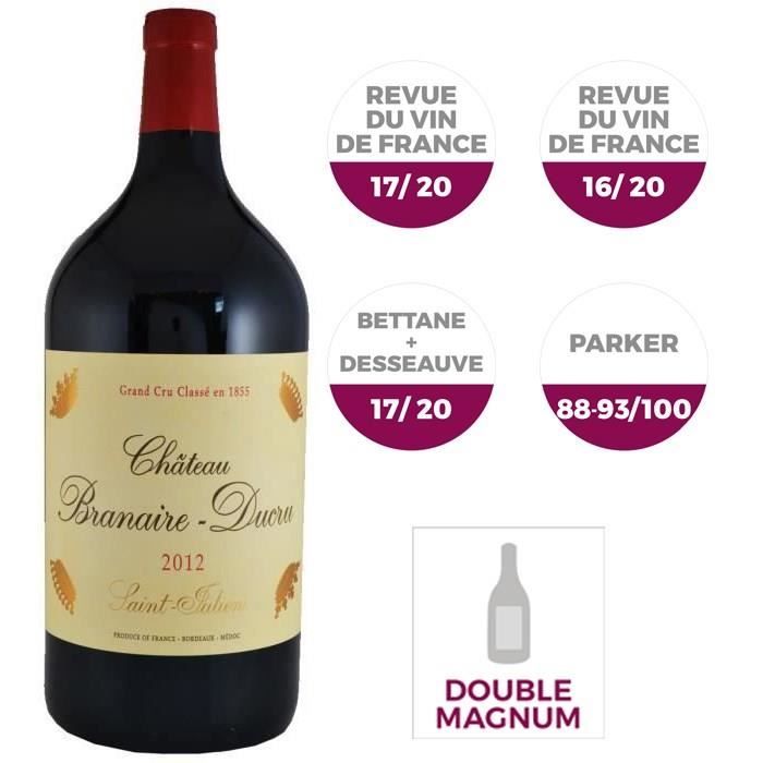 Double Magnum Château Branaire Ducru 2012 Saint-Julien - Vin rouge de Bordeaux