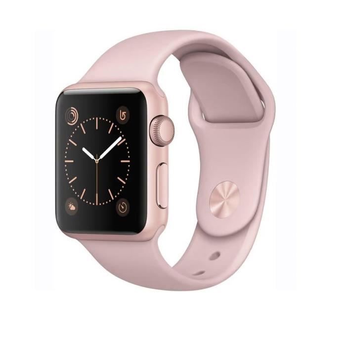 Apple Watch Série 1 - 42 mm - Rose - Reconditionné - Etat correct