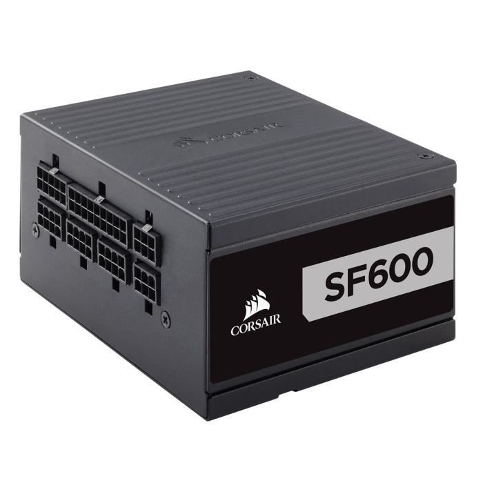 CORSAIR Alimentation SF600 SFX 80+ Platinum Modulaire hautes performances 600 watts certifiée 80 PLUS® Platinum - (CP-9020182-EU)