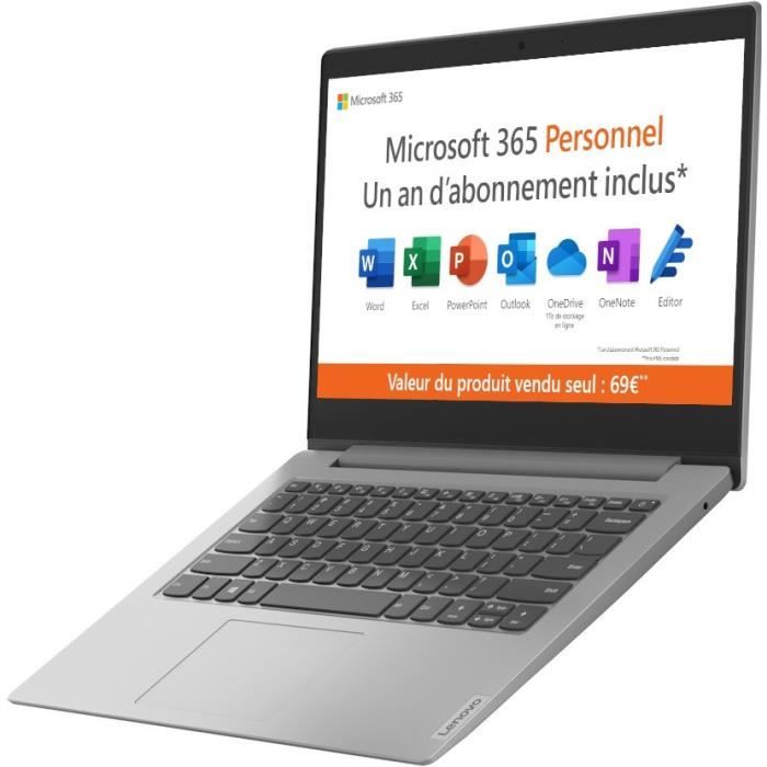 PC Portable Ultrabook - LENOVO IdeaPad 1 14IGL05 - 14