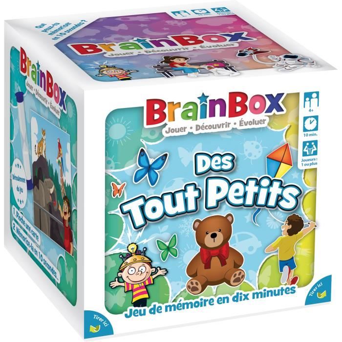 The Green Board Game Co. | Brainbox : Des tout petits | Jeu de société | À partir de 4 ans | 2 joueurs et plus | 10 minutes