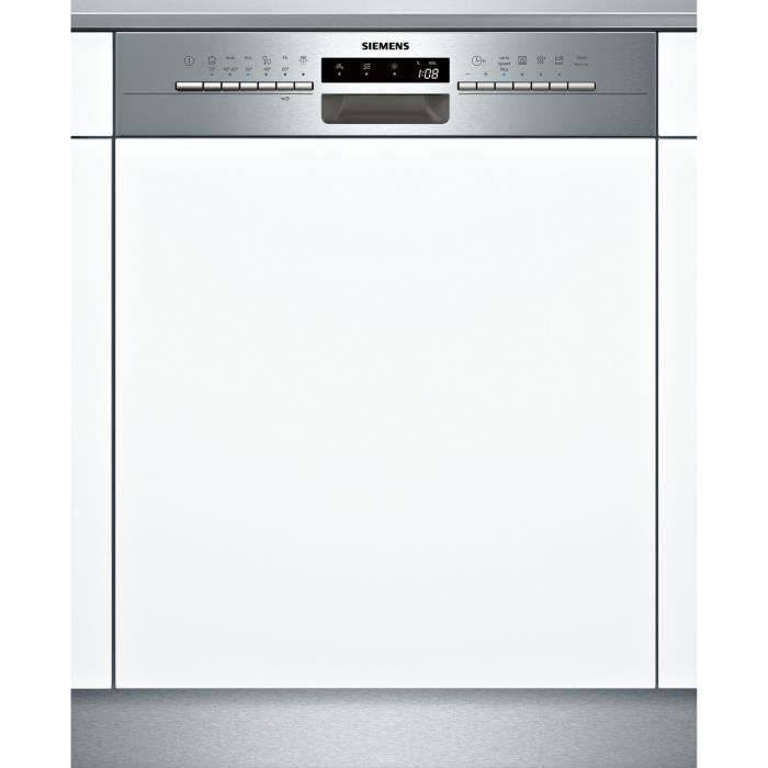 Lave-vaisselle encastrable SIEMENS SN536S02GE - 12 couverts - Induction - L60cm - 44dB - Bandeau inox