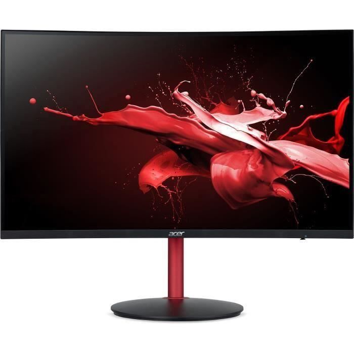 Acer Nitro Xz242qpbmiiphx - Ecran Gamer Incurvé - 23,6- - Dalle Va - 1ms - 144hz - 2xhdmi/dp - Noir
