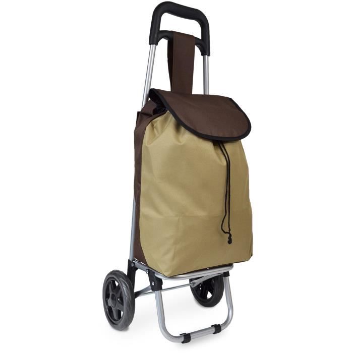 Chariot de Course KINSTON Beige/Marron