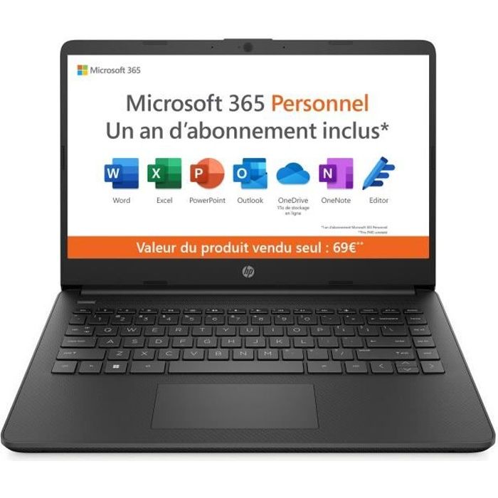 PC Portable HP 14s-dq0072nf - 14