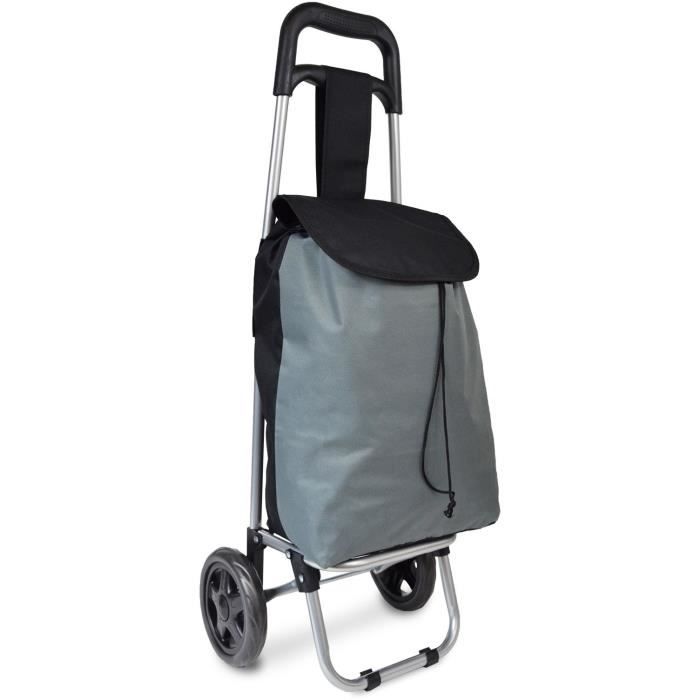 KINSTON Chariot de Course Noir/Gris