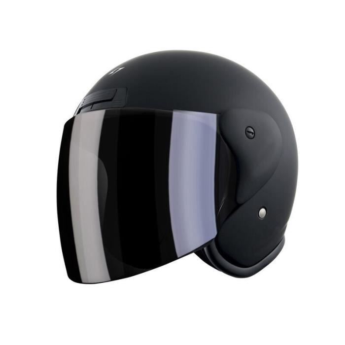 STORMER Casque moto Jet Sun 2 - Noir mat