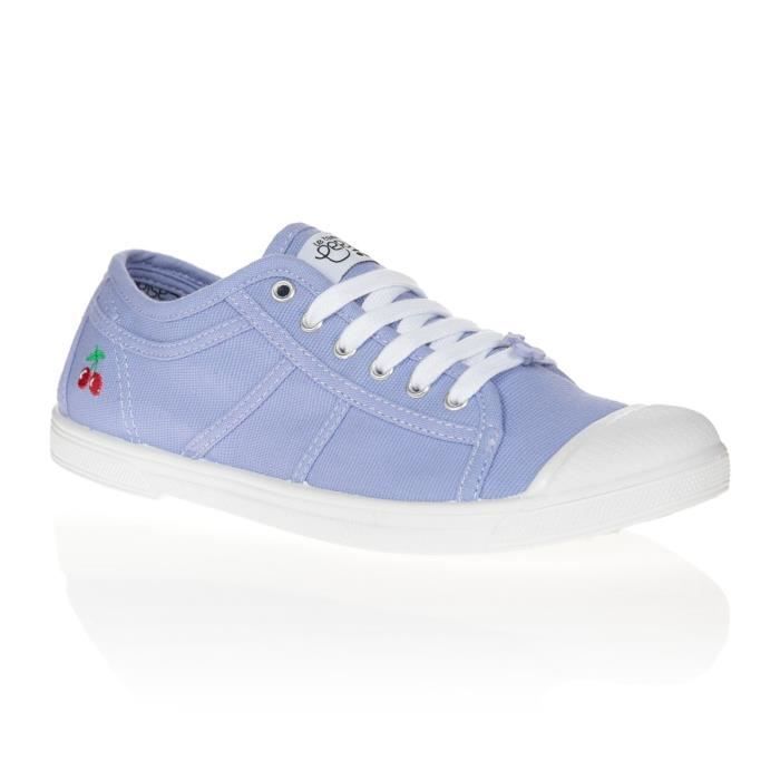 LE TEMPS DES CERISES Chaussures Basic 02 Plum Violet/Blanc Femme
