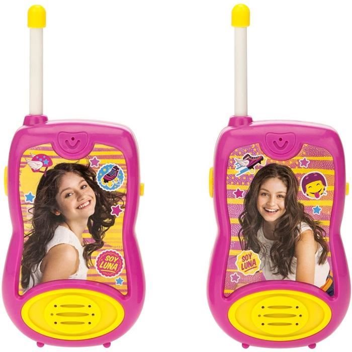 SOY LUNA Talkies-walkies enfant 100 mètres de portée LEXIBOOK