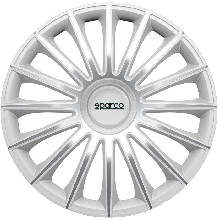 4 ENJOLIVEURS DE ROUES SPARCO TREVISO 16- GRIS