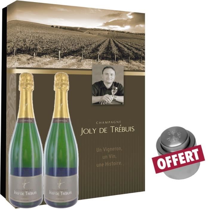 Coffret Champagne Joly de Trébuis + Bouchon Offert