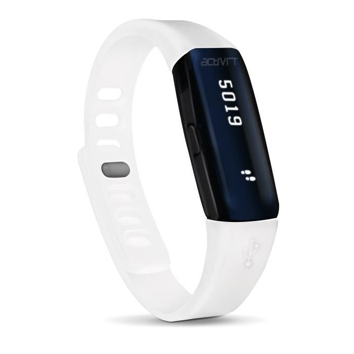 Bracelet connecté - TERRAILLON Activi T Band Blanc CT42332WH