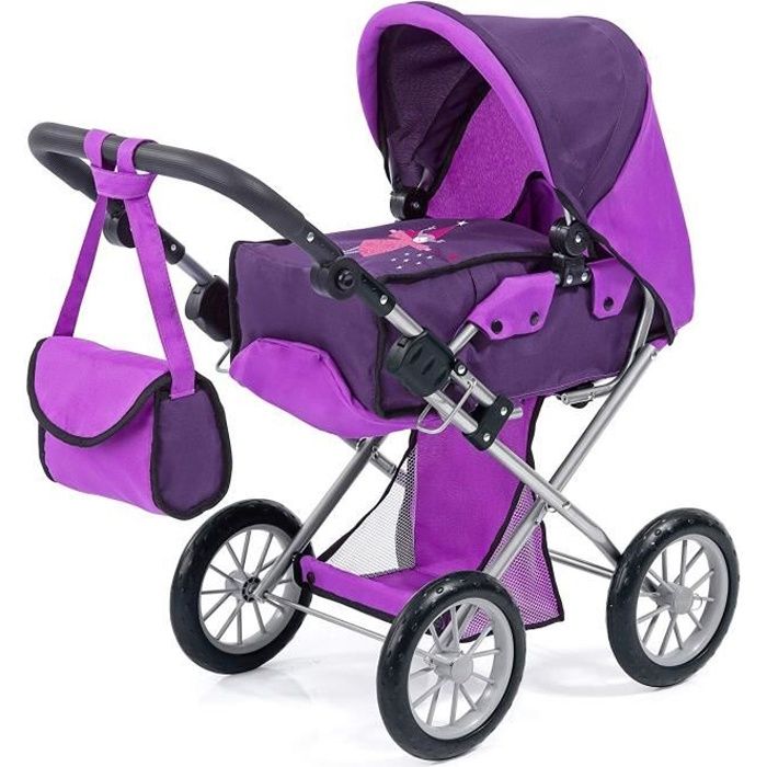 Grande Poussette Landau City Max violet fée poupée BAYER