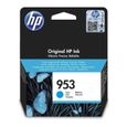 HP 953 Cartouche d'encre cyan authentique (F6U12AE) pour HP OfficeJet Pro 8710/8715/8720-0