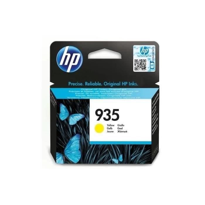 HP 935 Cartouche dencre jaune authentique (C2P22AE) pour HP OfficeJet 6230/6820/6830