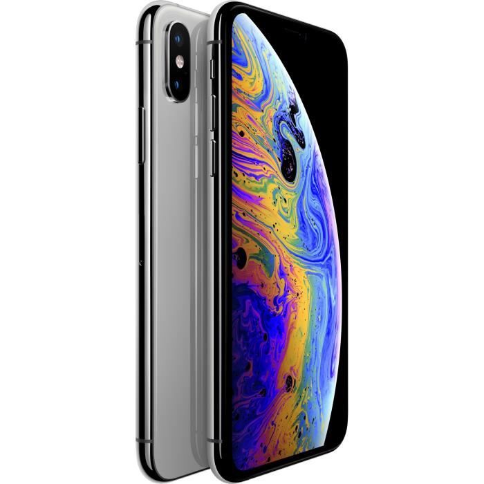 Acheter Téléphone portable APPLE iPhone Xs Argent 512 Go pas cher Achat Téléphone portable APPLE iPhone Xs Argent 512 Go pas cher