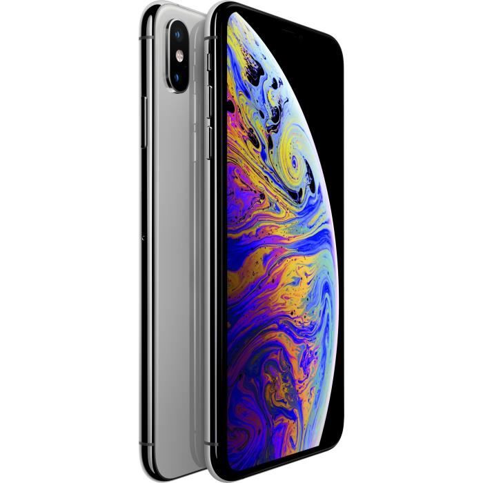 Top achat Téléphone portable APPLE iPhone Xs Max Argent 512 Go pas cher Achat Téléphone portable APPLE iPhone Xs Max Argent 512 Go pas cher
