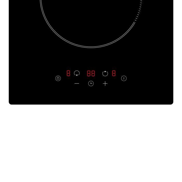 OCEANIC Domino induction noir encastrable - Cdiscount Electroménager