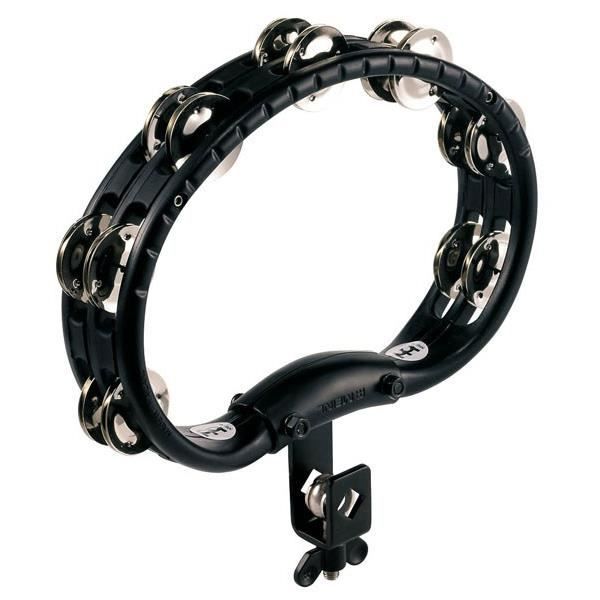 Tambourins Demi-lune SENENQU Lot De 2 - 25cm Avec 40 Clochettes Métal - Pour Musiciens Et Groupes
