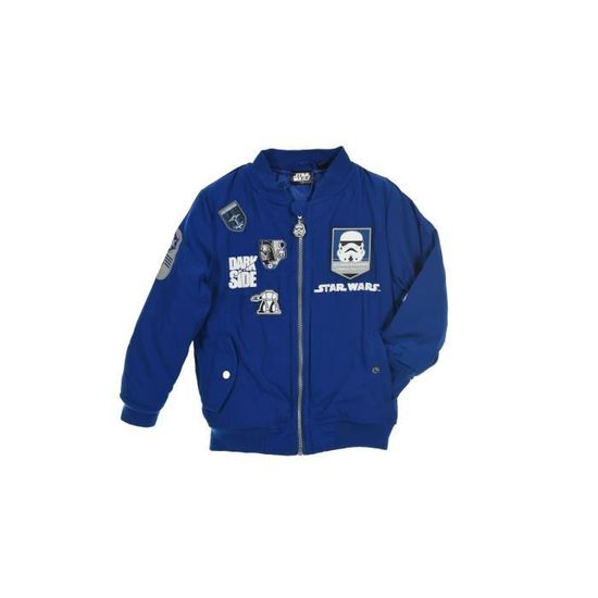 STAR WARS IV Bombers Bleu Enfant Gar?�on Bleu - Cdiscount Pr??t-?�-Porter