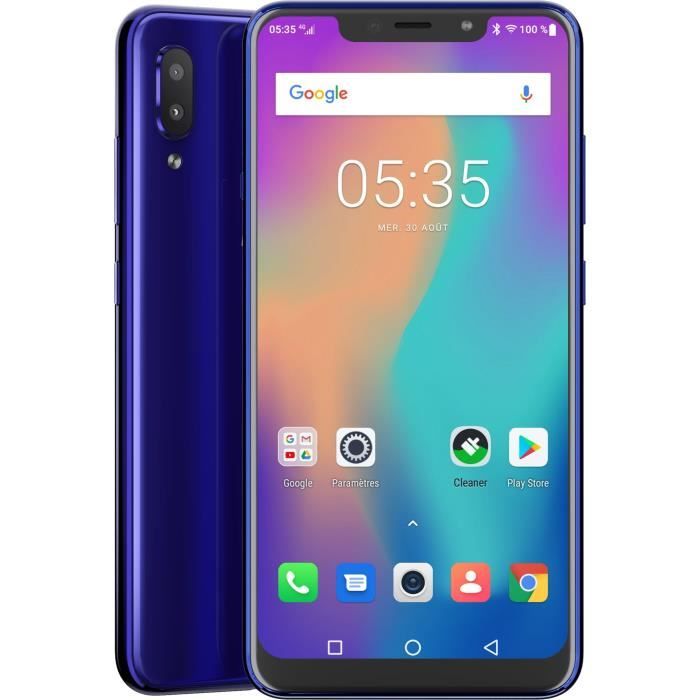 Vente Téléphone portable HISENSE INFINITY H12 Bleu Saphir pas cher Vente Téléphone portable HISENSE INFINITY H12 Bleu Saphir pas cher