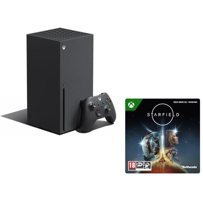 Pack Console Xbox Series X - 1 To + Starfield - Jeu Xbox Series X|S à télécharger