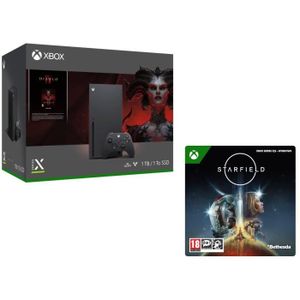 CONSOLE XBOX SERIES X Pack Console Xbox Series X - 1To + Diablo IV + Cod
