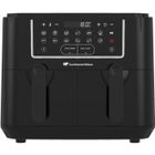 Airfryer Friteuse à Air Sans huile CONTINENTAL EDISON - CERFRSH24002CB - 9 L - Double bacs - 2400W - Noir