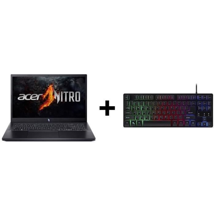 ACER Nitro V ANV15 41 R5AY Ordinateur Portable Gaming 15 6'' Full HD IPS 144 Hz PC Portable Gamer AMD Ryzen 5 7535HS NVIDIA GeForce RTX 4050 RAM SSD PC Gaming - vue 8
