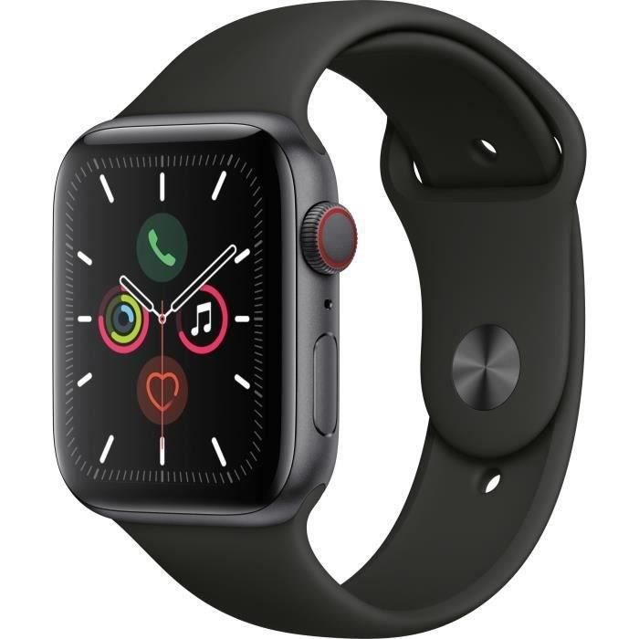 Apple Watch Series 5 Cellular 44 mm Boîtier aluminium Bracelet / 2019 Très bon état - vue 2