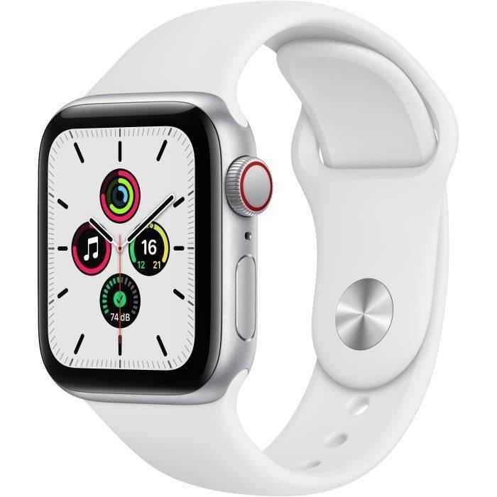 Apple Watch SE GPS + Cellular 40mm Boîtier aluminium Bracelet 2020 Très bon état - vue 7